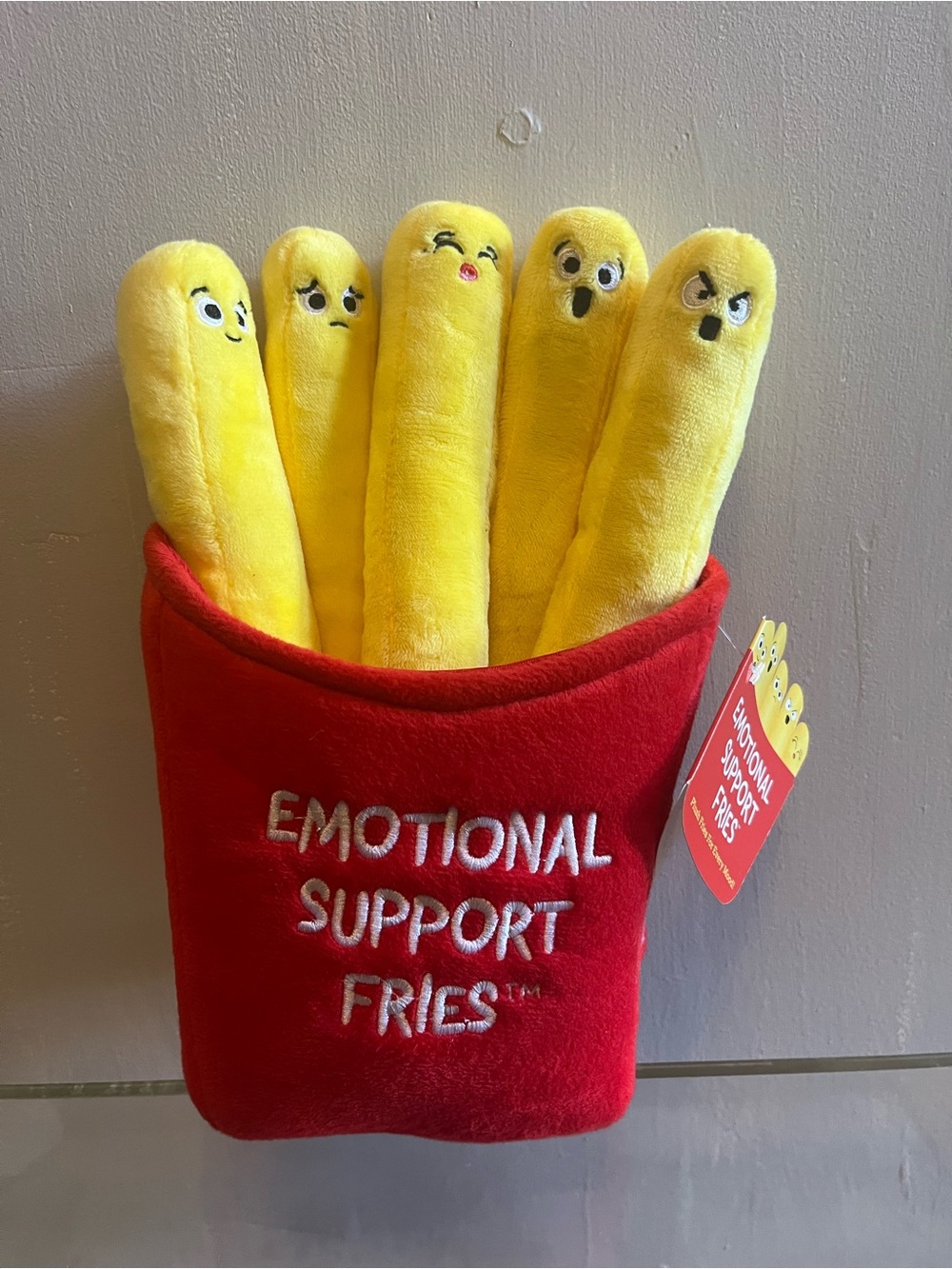 What Do You Meme? Emotional Support Fries Plush NWT’s